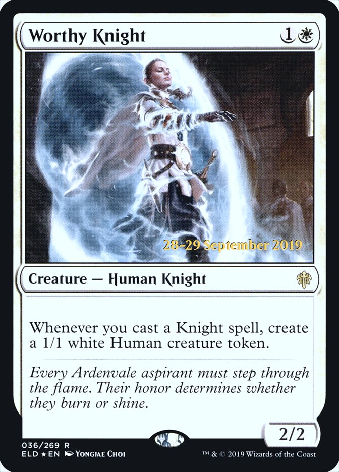 Worthy Knight [Throne of Eldraine Prerelease Promos] | Total Play