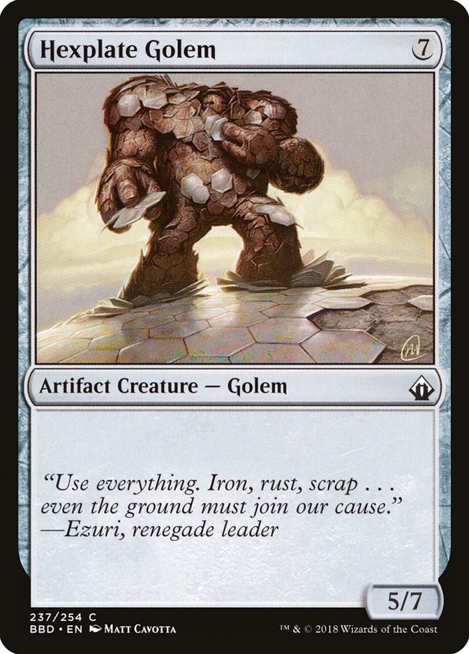 Hexplate Golem [Battlebond] | Total Play