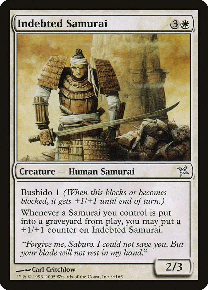 Indebted Samurai [Betrayers of Kamigawa] | Total Play