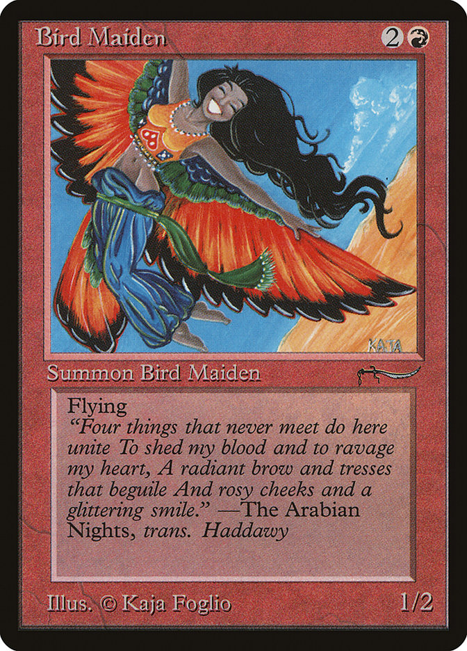 Bird Maiden (Light Mana Cost) [Arabian Nights] | Total Play