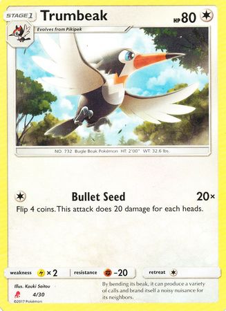 Trumbeak (4/30) [Sun & Moon: Trainer Kit - Lycanroc] | Total Play