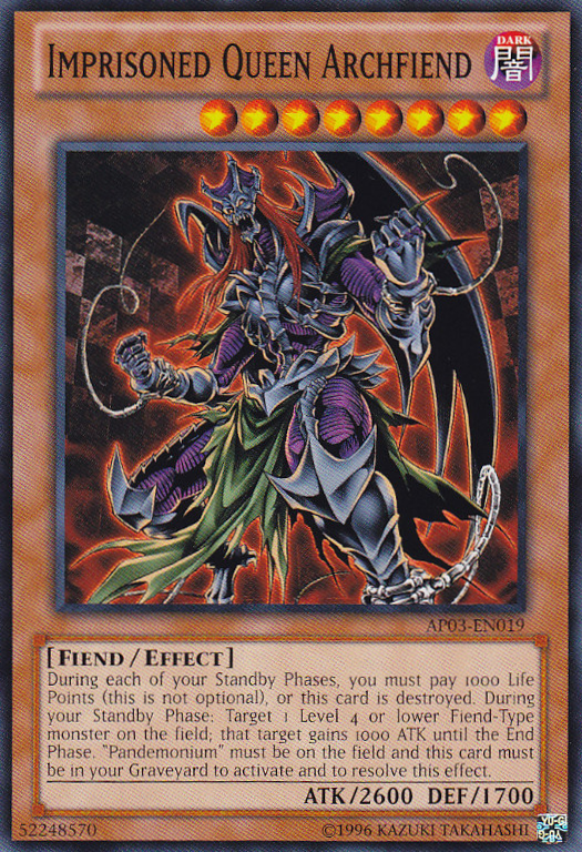 Imprisoned Queen Archfiend [AP03-EN019] Common | Total Play