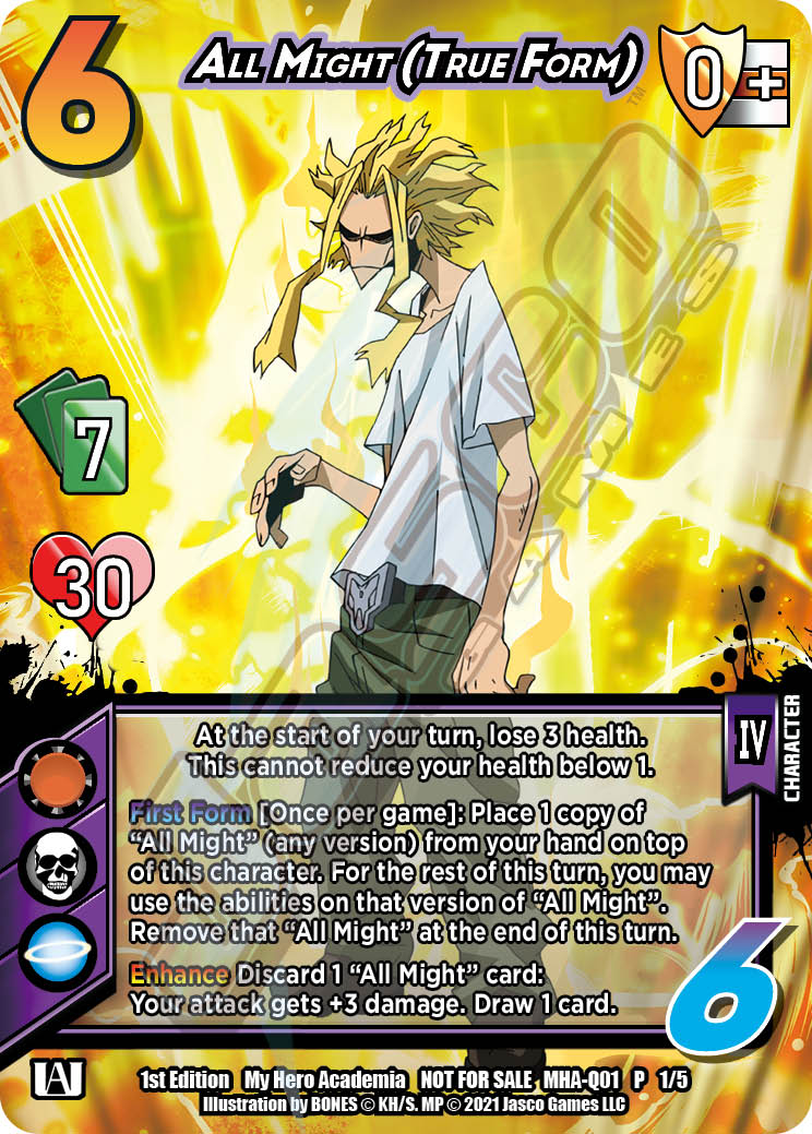 All Might (True Form) [Series 1 Quirk Pack] | Total Play