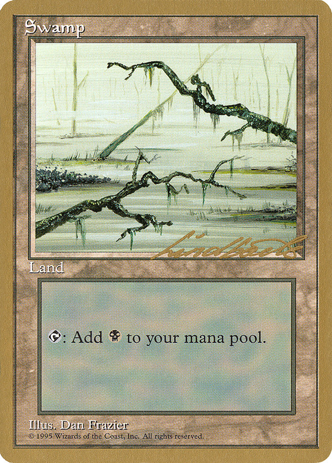 Swamp (ll371) (Leon Lindback) [Pro Tour Collector Set] | Total Play