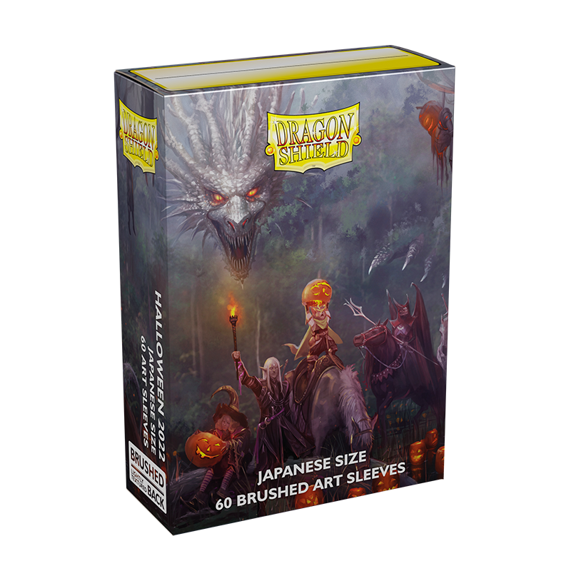 Dragon Shield: Japanese Size 60ct Brushed Art Sleeves - Halloween (2022) | Total Play