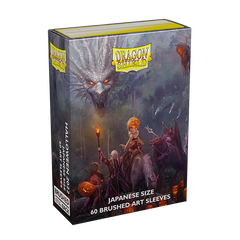 Dragon Shield: Japanese Size 60ct Brushed Art Sleeves - Halloween (2022) | Total Play