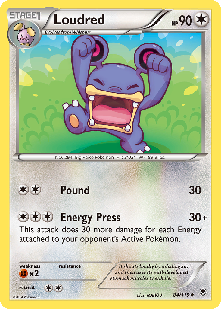 Loudred (84/119) [XY: Phantom Forces] | Total Play