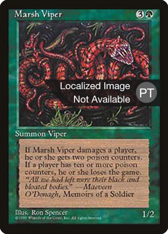 Marsh Viper [Fourth Edition (Foreign Black Border)] | Total Play