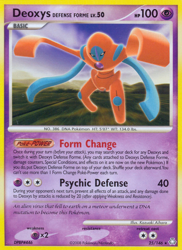 Deoxys Defense Forme (25/146) [Diamond & Pearl: Legends Awakened] | Total Play