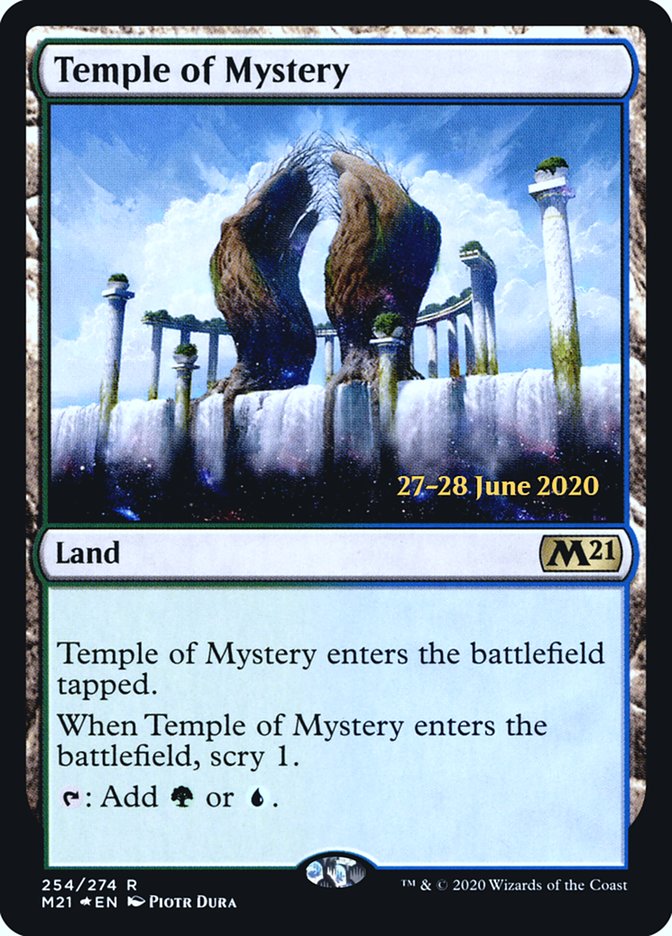 Temple of Mystery [Core Set 2021 Prerelease Promos] | Total Play