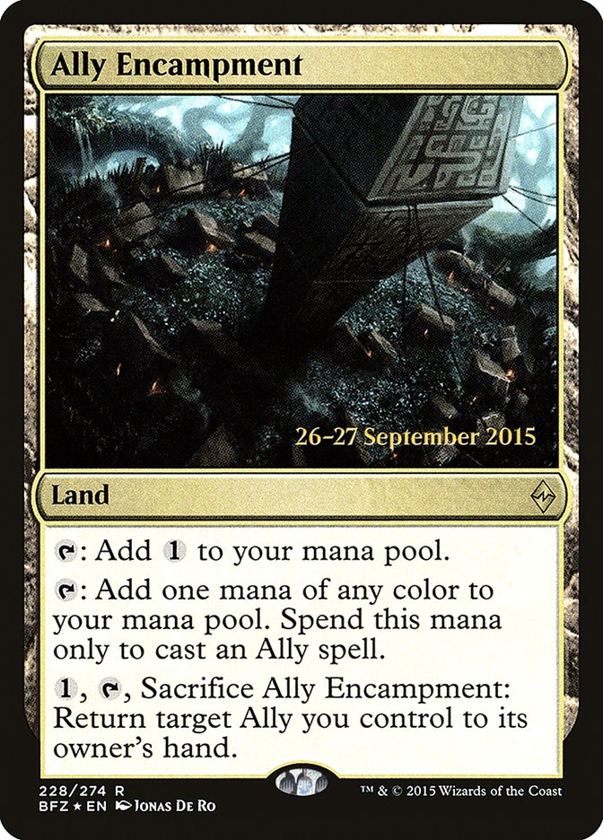 Ally Encampment [Battle for Zendikar Prerelease Promos] | Total Play