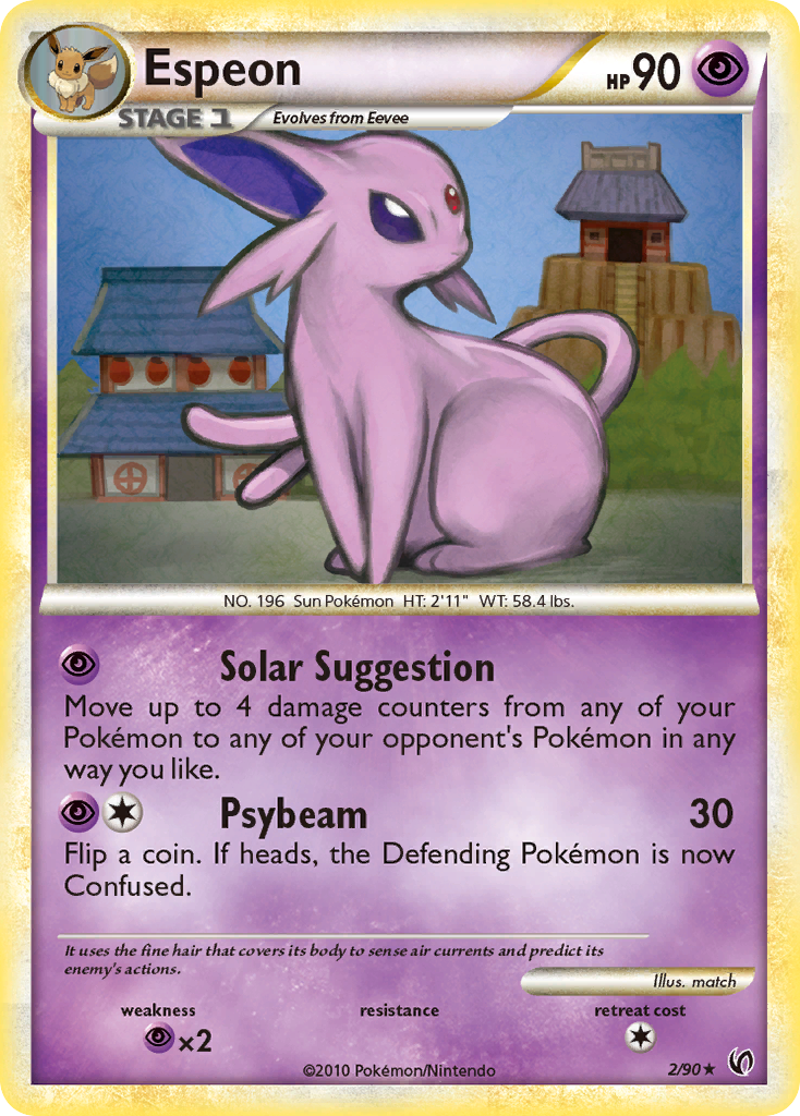 Espeon (2/90) [HeartGold & SoulSilver: Undaunted] | Total Play