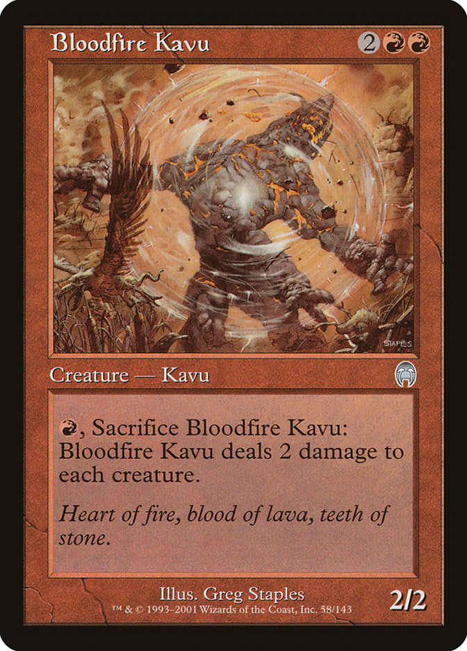 Bloodfire Kavu [Apocalypse] | Total Play