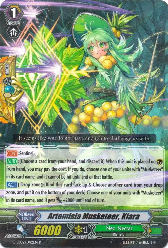 Artemisia Musketeer, Kiara (G-EB02/042EN) [The AWAKENING ZOO] | Total Play
