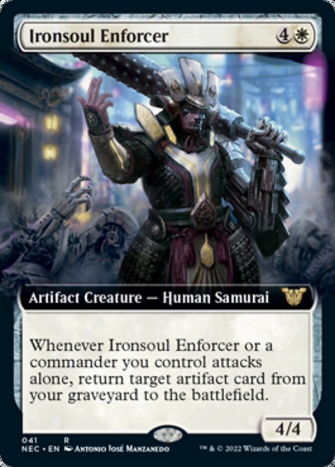 Ironsoul Enforcer (Extended Art) [Kamigawa: Neon Dynasty Commander] | Total Play