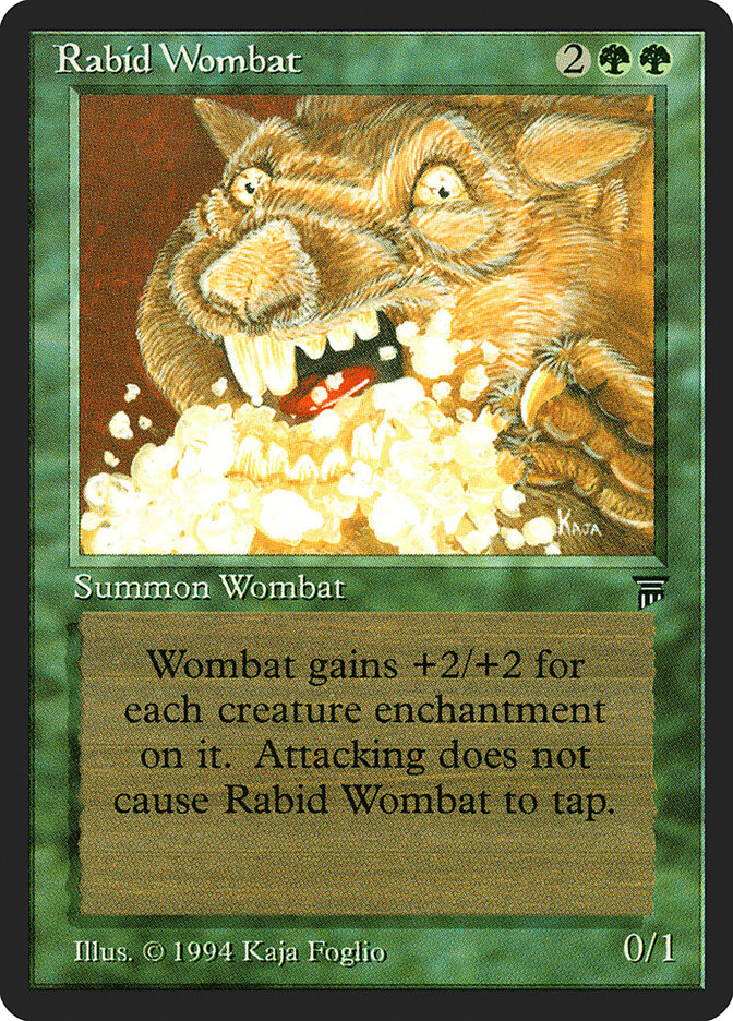 Rabid Wombat [Legends] | Total Play