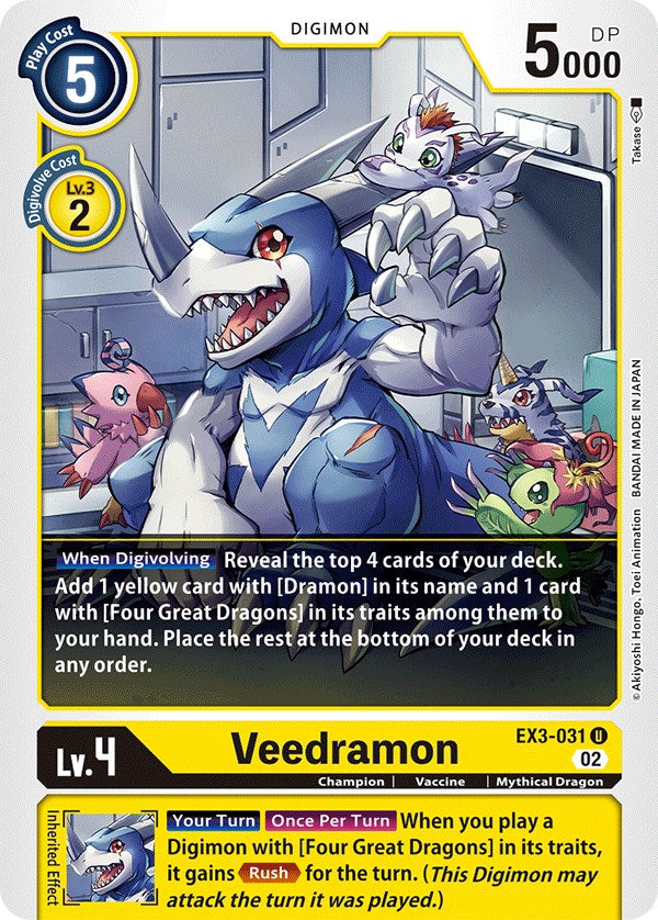 Veedramon [EX3-031] [Draconic Roar] | Total Play