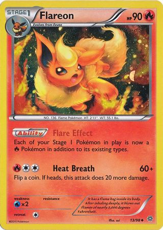 Flareon (13/98) (Cosmos Holo) [XY: Ancient Origins] | Total Play