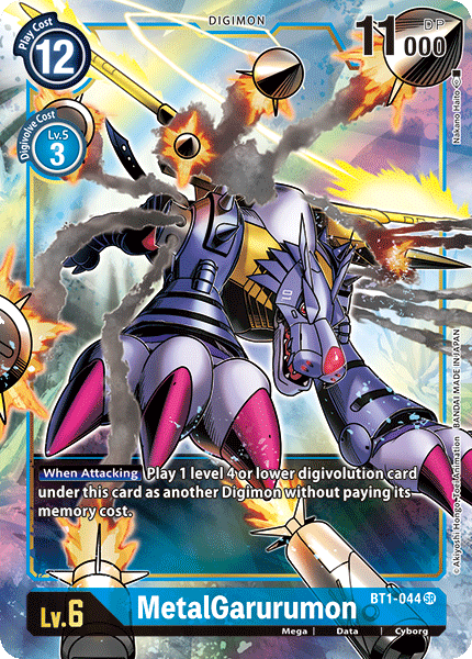 MetalGarurumon [BT1-044] (Alternate Art) [Release Special Booster Ver.1.0] | Total Play