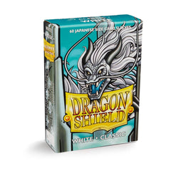 Dragon Shield: Japanese Size 60ct Sleeves - White (Classic) | Total Play