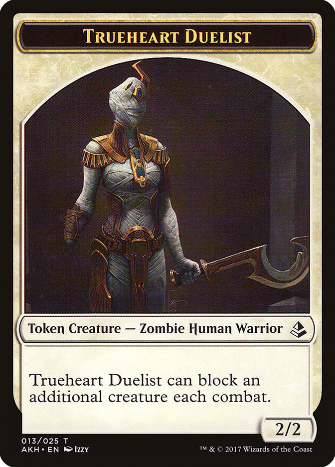 Trueheart Duelist Token [Amonkhet Tokens] | Total Play