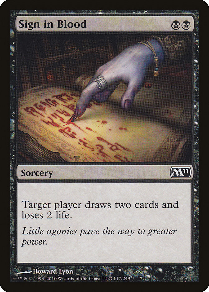 Sign in Blood [Magic 2011] | Total Play