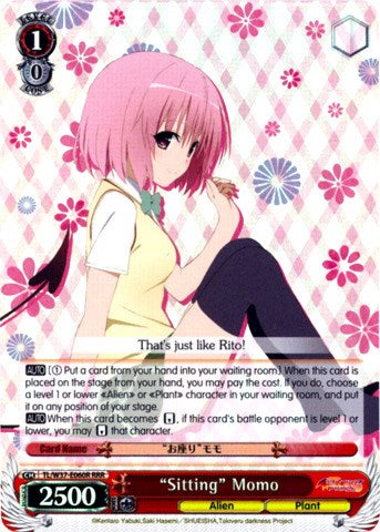 "Sitting" Momo (TL/W37-E060R RRR) [To Loveru Darkness 2nd] | Total Play