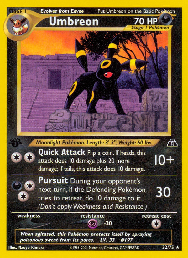 Umbreon (32/75) [Neo Discovery 1st Edition] | Total Play