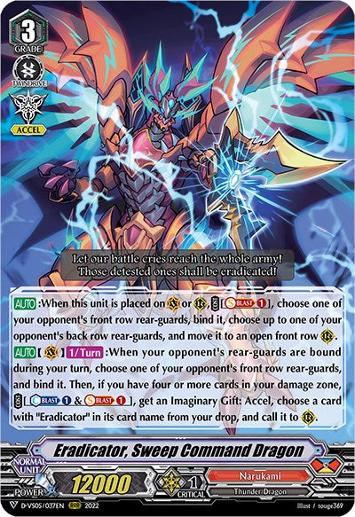 Eradicator, Sweep Command Dragon (D-VS05/037EN) [V Clan Collection Vol.5] | Total Play