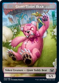 Giant Teddy Bear // Acorn Stash Double-sided Token [Unsanctioned] | Total Play