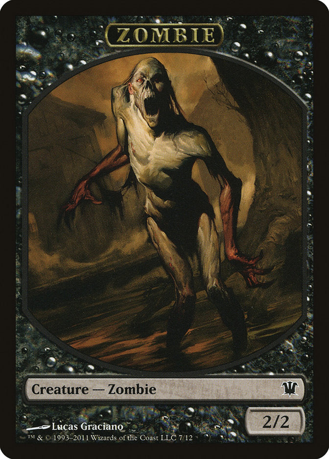 Zombie Token (7/12) [Innistrad Tokens] | Total Play