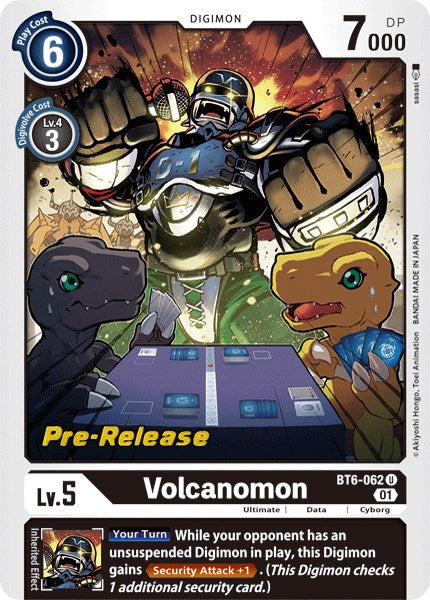 Volcanomon [BT6-062] [Double Diamond Pre-Release Cards] | Total Play