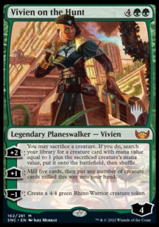 Vivien on the Hunt (Promo Pack) [Streets of New Capenna Promos] | Total Play