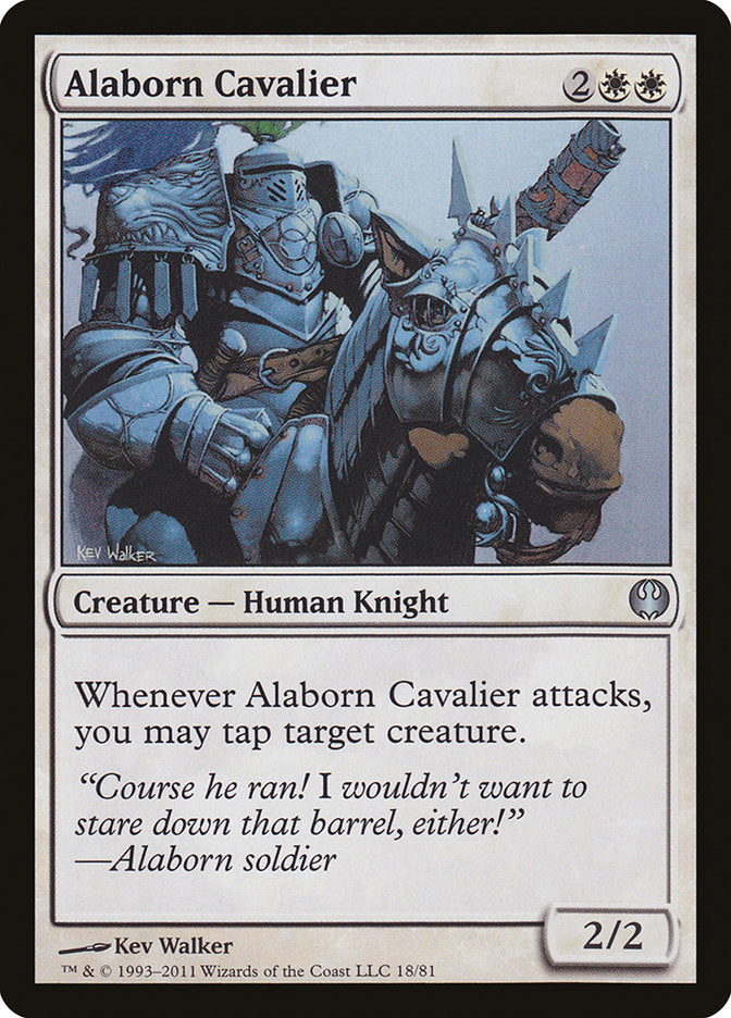 Alaborn Cavalier [Duel Decks: Knights vs. Dragons] | Total Play