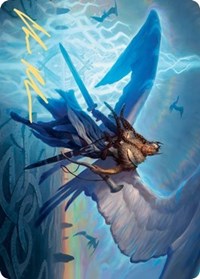 Righteous Valkyrie Art Card (Gold-Stamped Signature) [Kaldheim Art Series] | Total Play