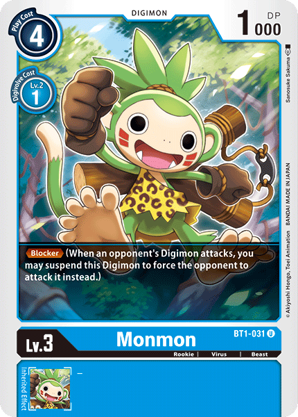 Monmon [BT1-031] [Release Special Booster Ver.1.0] | Total Play