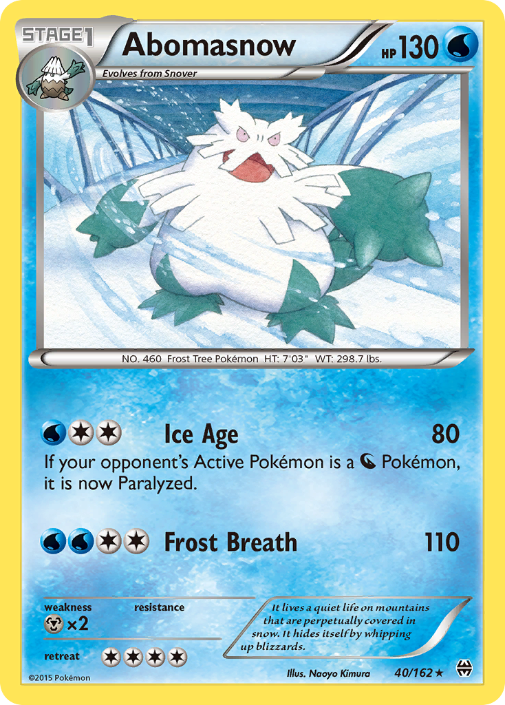 Abomasnow (40/162) [XY: BREAKthrough] | Total Play