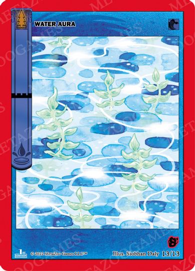 Water Aura [Cryptid Nation: Wilderness First Edition Release Event Deck] | Total Play