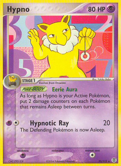 Hypno (25/112) [EX: FireRed & LeafGreen] | Total Play