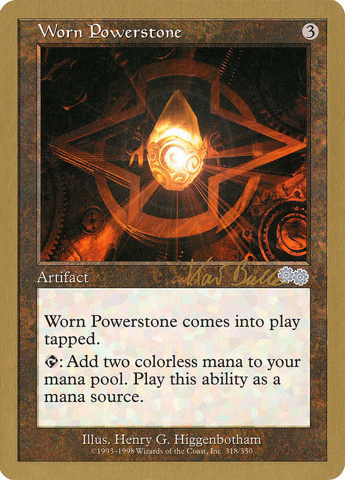 Worn Powerstone (Kai Budde) [World Championship Decks 1999] | Total Play