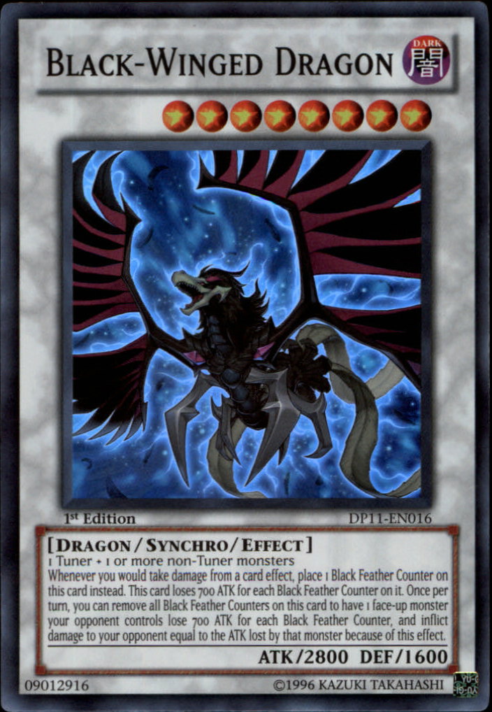 Black-Winged Dragon [DP11-EN016] Super Rare | Total Play