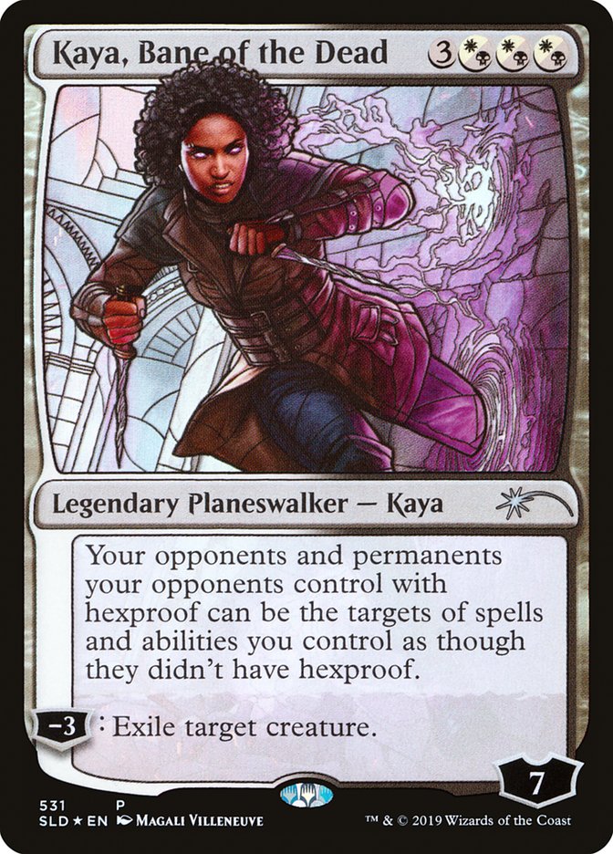 Kaya, Bane of the Dead (Stained Glass) [Secret Lair Drop Promos] | Total Play