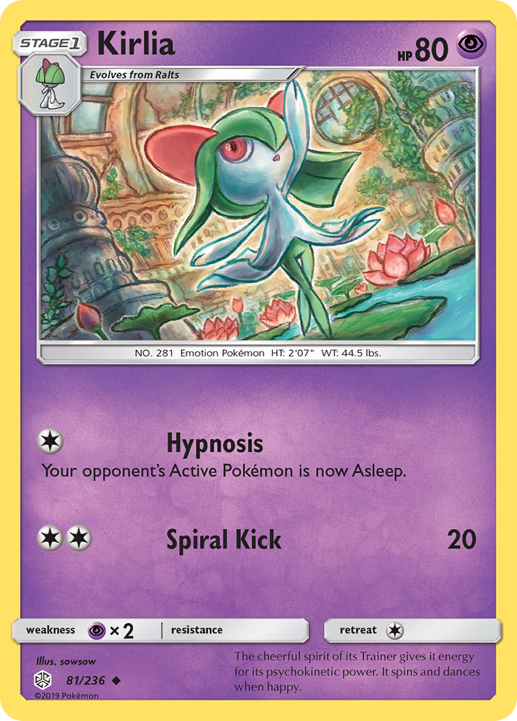 Kirlia (81/236) [Sun & Moon: Cosmic Eclipse] | Total Play