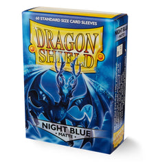 Dragon Shield: Standard 100ct Sleeves - Night Blue Xon (Matte) | Total Play