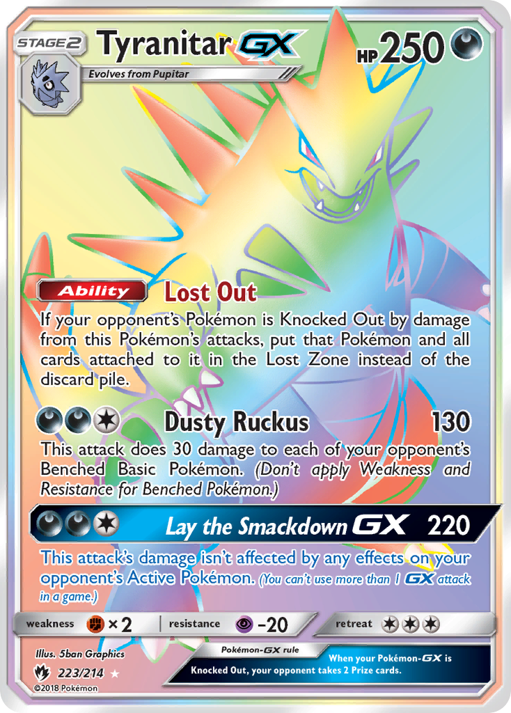 Tyranitar GX (223/214) [Sun & Moon: Lost Thunder] | Total Play