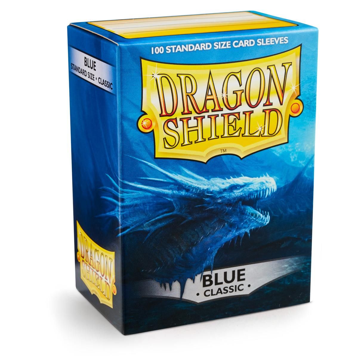 Dragon Shield: Standard 100ct Sleeves - Blue (Classic) | Total Play