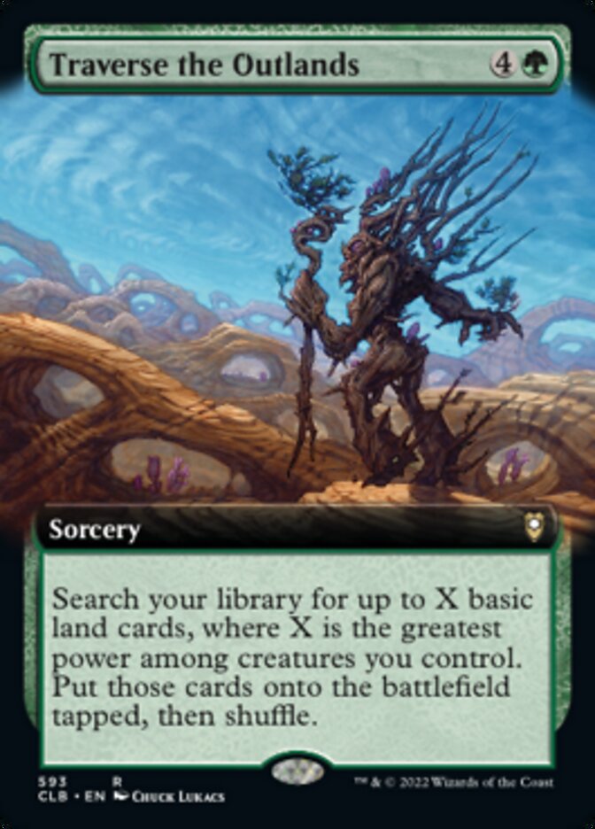 Traverse the Outlands (Extended Art) [Commander Legends: Battle for Baldur's Gate] | Total Play