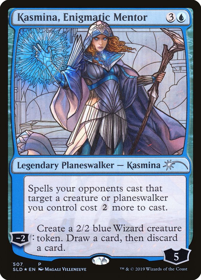 Kasmina, Enigmatic Mentor (Stained Glass) [Secret Lair Drop Promos] | Total Play