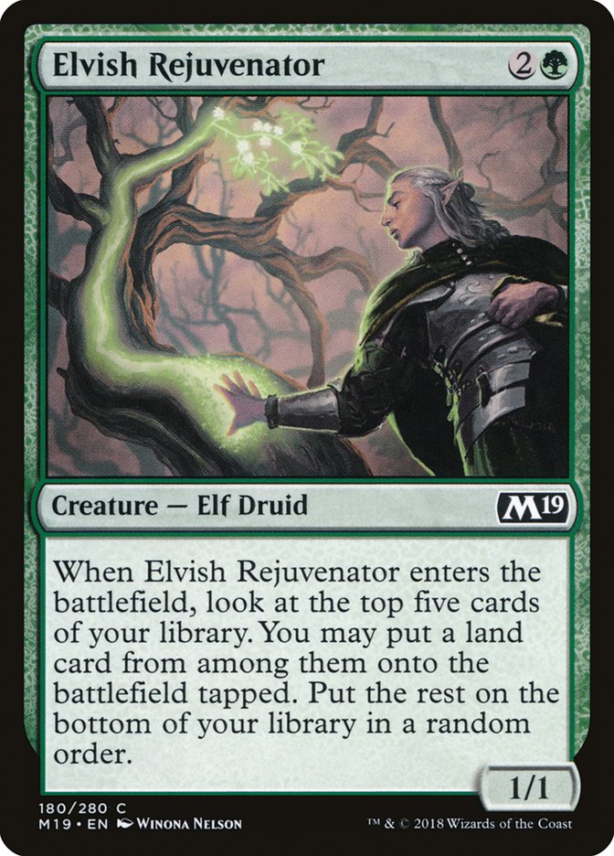 Elvish Rejuvenator [Core Set 2019] | Total Play