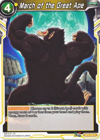 March of the Great Ape (BT3-106) [Cross Worlds] | Total Play